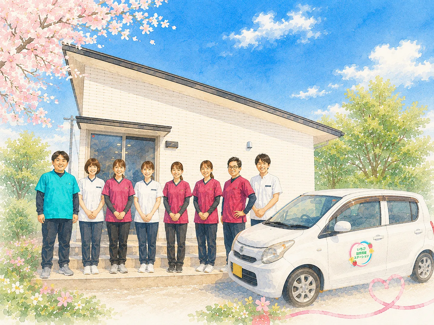 地域の皆さまへ|いちご訪問看護ステーションからのごあいさつ
